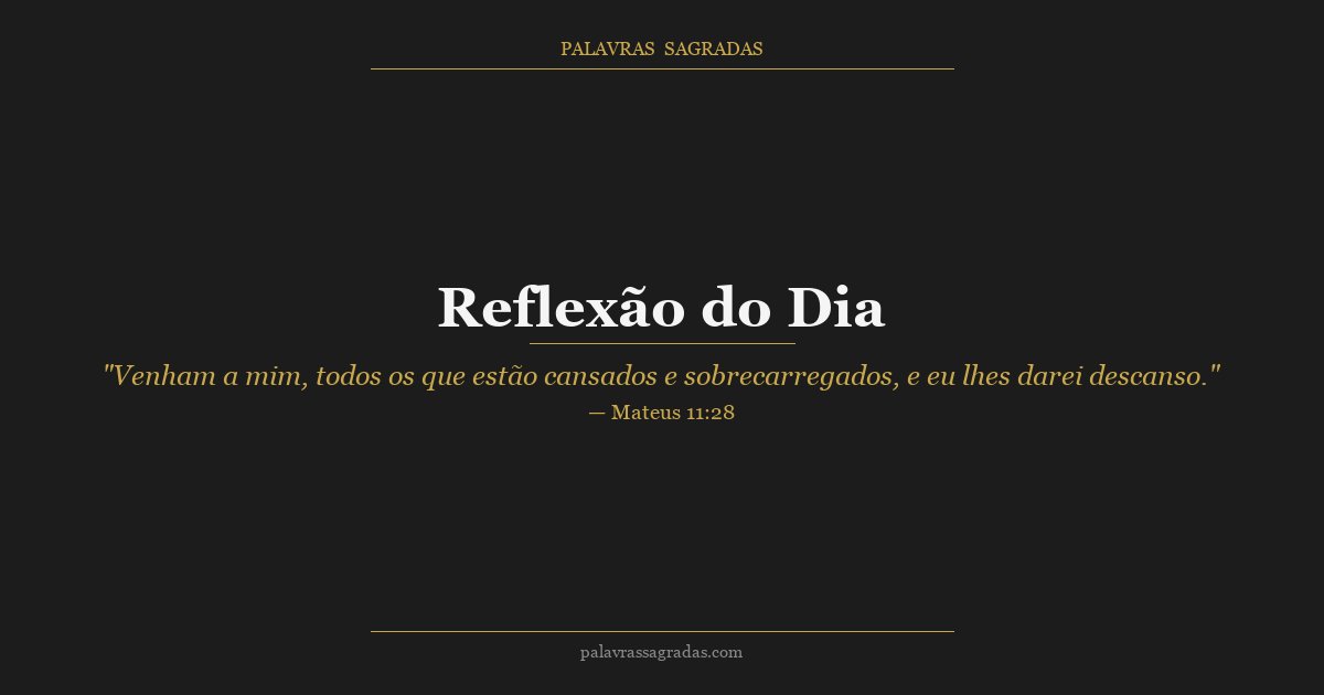 Ilustração do artigo: Reflexão do Dia: Pense e Medite na Palavra