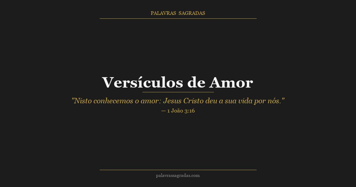 Ilustração do artigo: Versículos de Amor: Palavras de Deus sobre o Amor